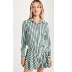 Saylor Naeem pinstriped shirt dress